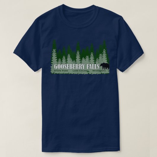 Gooseberry Falls State Park Minnesota North Shore  Tシャツ (デザイン正面)