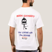 GOOSEDを得て下さい Tシャツ (裏面)