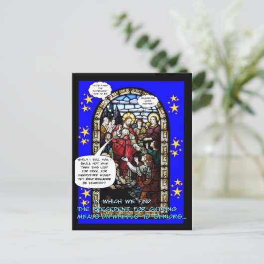 GOPと空腹 ポストカード (スタンド正面)