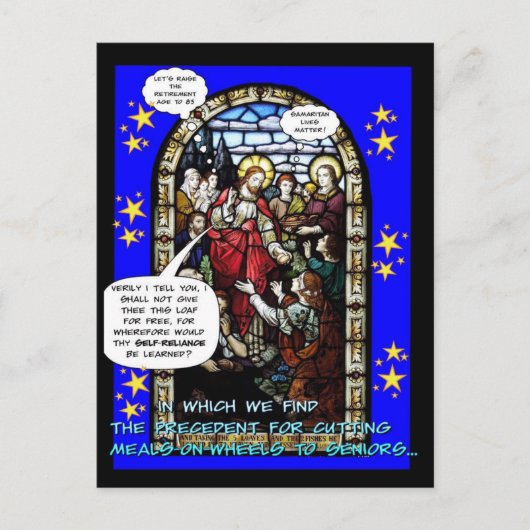 GOPと空腹 ポストカード (正面)