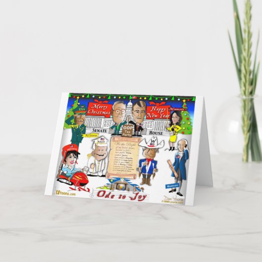 GOPと紅茶パーティークリスマス シーズンカード (正面)