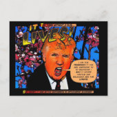 GOPと花 ポストカード (正面)