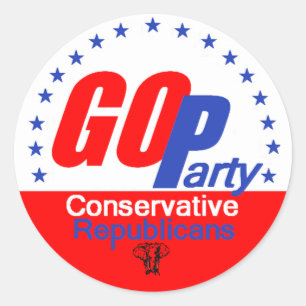 GOPの共和党員2016年 ラウンドシール