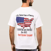 GOPの投票に忠誠を誓う Tシャツ (裏面)