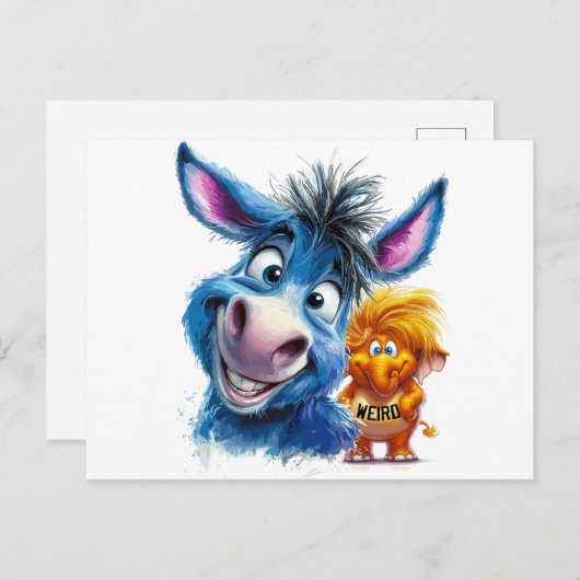 GOPはティム・ワ風変わりルツによると ポストカード (正面/裏面)