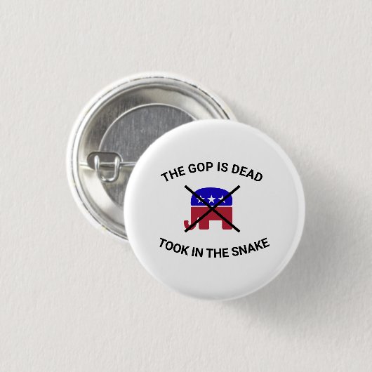 GOPはTシャツが死んでいる 缶バッジ (正面&裏面)