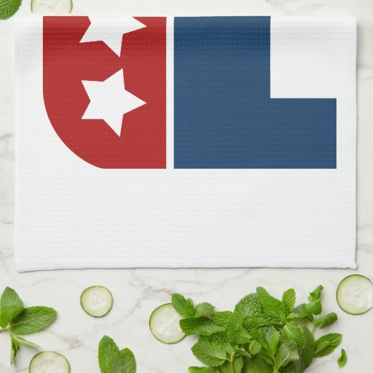 GOPエレファントロゴ共和党デザイン キッチンタオル (折り畳み)