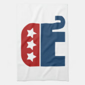 GOPエレファントロゴ共和党デザイン キッチンタオル (縦)