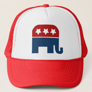 GOPエレファントロゴ共和党デザイン キャップ
