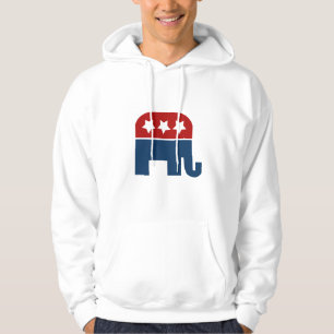GOPエレファントロゴ共和党デザイン パーカ