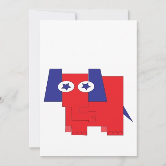 GOPエレファン空白のト 招待状 (正面)