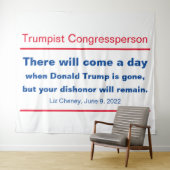 GOPコングレスあなたの不名誉はチェイニーのままになる タペストリー (インサイチュ(横))