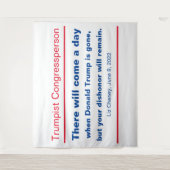 GOPコングレスあなたの不名誉はチェイニーのままになる タペストリー (正面)