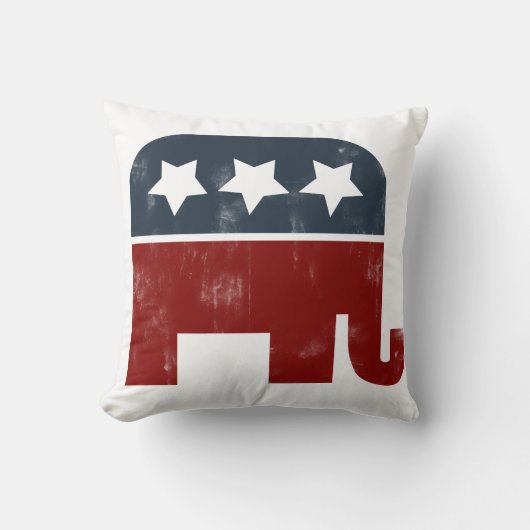 GOP象のロゴ クッション (正面)