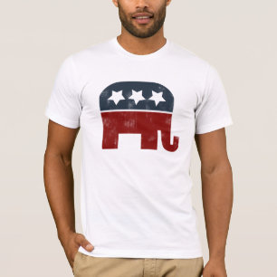 GOP象のロゴ Tシャツ