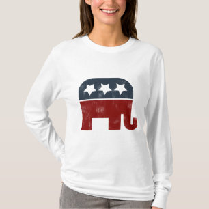 GOP象のロゴ Tシャツ
