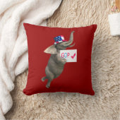 GOP象 クッション (ブランケット)