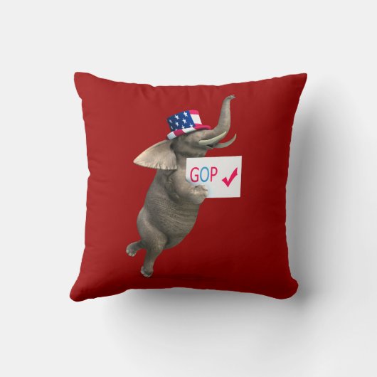 GOP象 クッション (裏面)