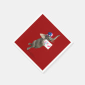 GOP象 スタンダードカクテルナプキン (角)