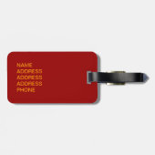 GOP象 ラゲッジタグ (裏面横)