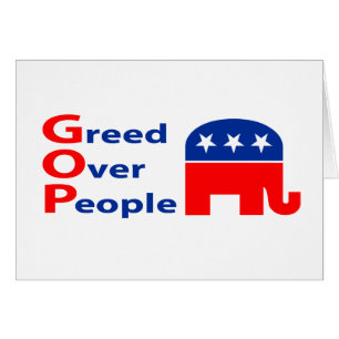GOP -人々上の貪欲