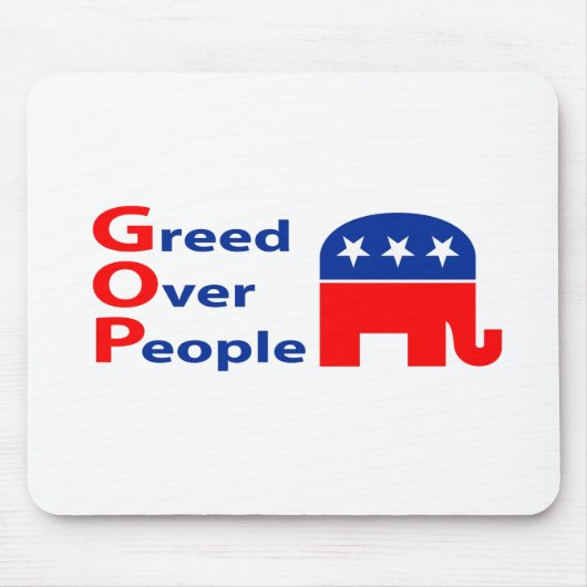 GOP -人々上の貪欲 マウスパッド (正面)
