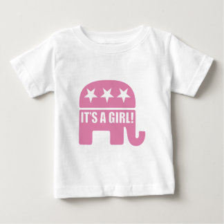 GOP "It's A Girl"幼児Tシャツ ベビーTシャツ