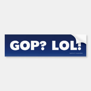 GOP LOL バンパーステッカー