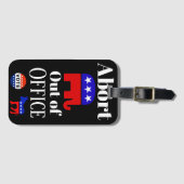 GOP Out of Officeラゲージタグを中止 ラゲッジタグ (正面横)