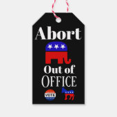 GOP Out of Office Giftラベルの中止 ギフトタグ (正面)
