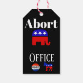 GOP Out of Office Giftラベルの中止 ギフトタグ (裏面)