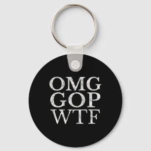 Gop WtfアンチトランプTシャツ キーホルダー