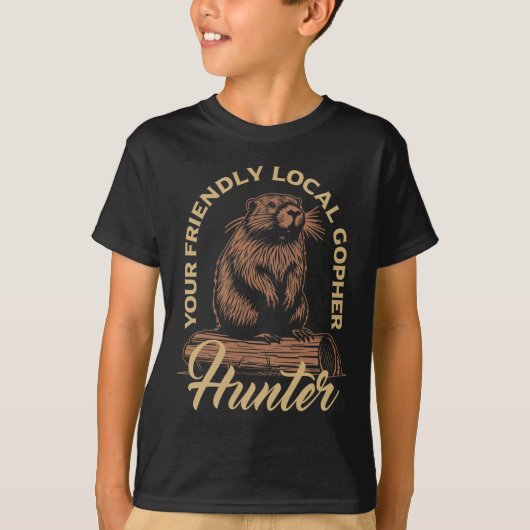 Gopherハンターギア機器Essentials Gopher Sla Tシャツ (正面)