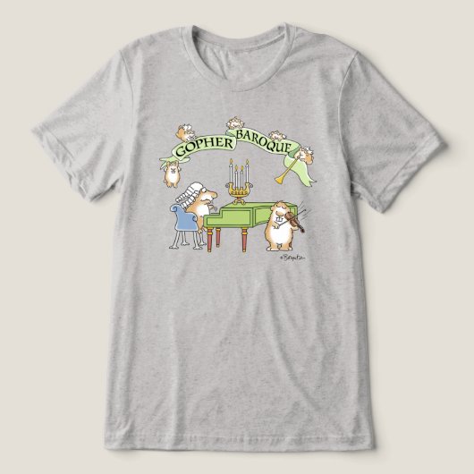 GOPHER BAROQUEバイサンドラボイントン トライブレンドTシャツ (デザイン正面)