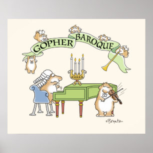 GOPHER BAROQUEバイサンドラボイントン ポスター