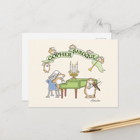 GOPHER BAROQUEバイサンドラボイントン ポストカード (正面/裏面インサイチュ)