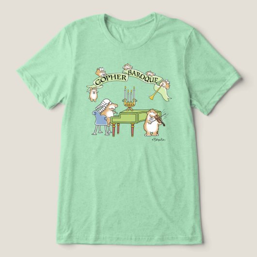 GOPHER BAROQUEバイサンドラボイントンTシャツ トライブレンドTシャツ (デザイン正面)