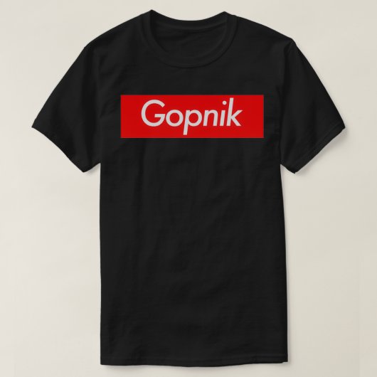 Gopnik Tシャツ (デザイン正面)