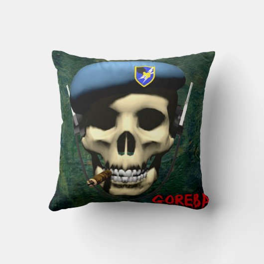 Gorby's Nice Cotton Throw Pillow クッション (裏面)