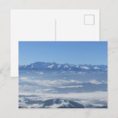 Gorce Posterからのタトラの冬の景色 ポストカード (正面/裏面)