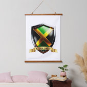 Gordon Jamaica National Heritage Shield 吊り下げ型タペストリー (寝室)