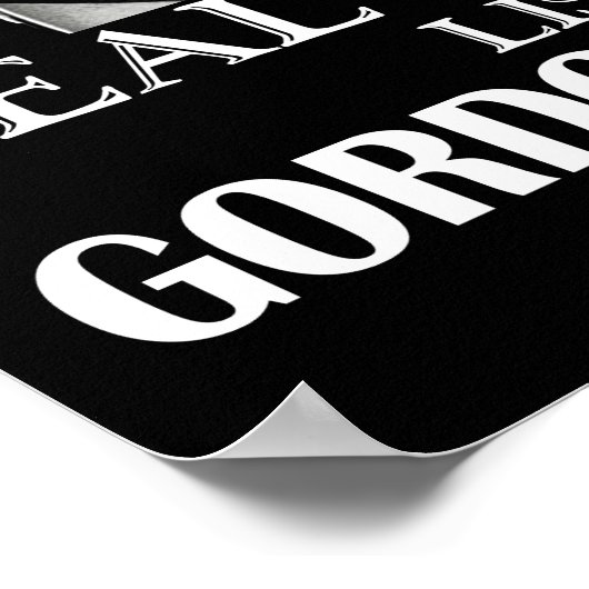 Gordon Lightfに実在対するお聞孫の日の贈り物 ポスター (角)