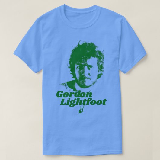 Gordon Lightfoot Tribute in Green Also Red Blac Tシャツ (デザイン正面)
