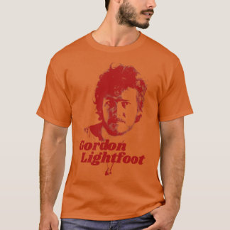 Gordon Lightfoot Tribute in Red Also Black Gree Tシャツ