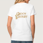 Gordon Lightfoot | Tribute to the Legendary Tシャツ (裏面)