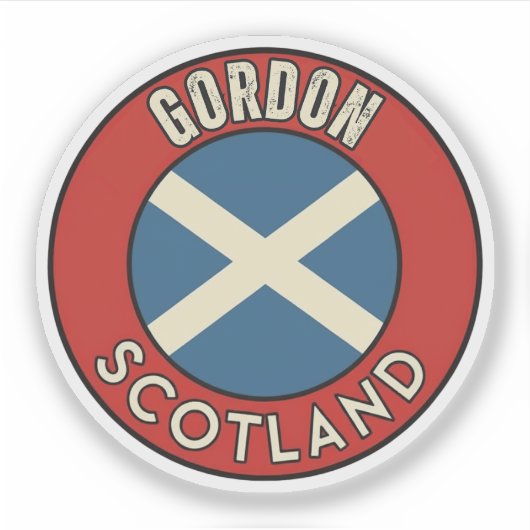 Gordon, Scotland シール (正面)