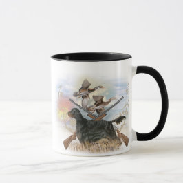 Gordon Setter狩りMug マグカップ
