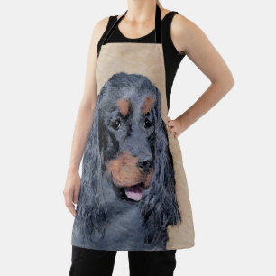 Gordon Setter'絵画s – かわいいオリジナルドッグアート エプロン