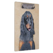 Gordon Setter'絵画s – かわいいオリジナルドッグアート クリップボード (右)