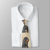 Gordon Setter'絵画s – かわいいオリジナルドッグアート ネクタイ (タイ)